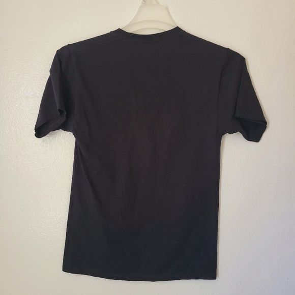 Men's SIX FLAGS "MARVIN THE MARTIAN" SOUVENIR T-shirt SMALL Looney Toons BLACK - Picture 4 of 4